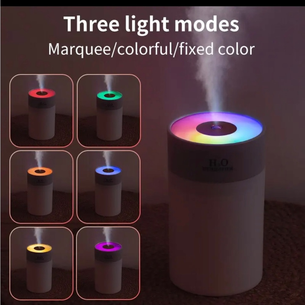 Six Setting LED Light Mini Humidifer - Picture 3 of 4